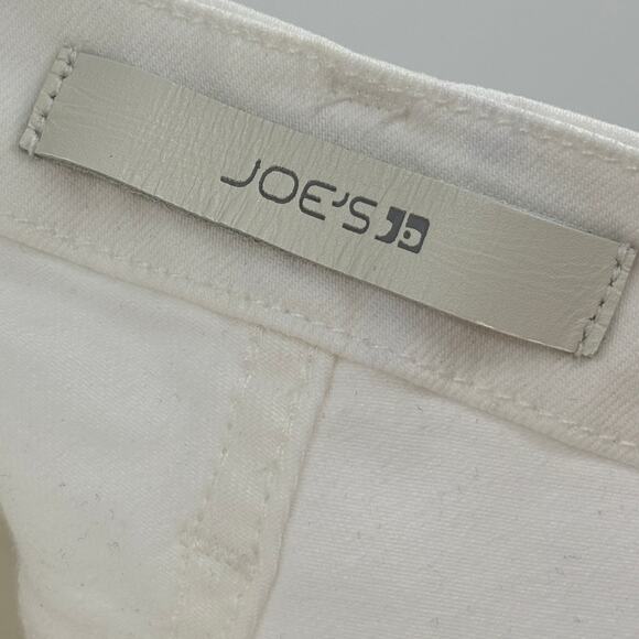 Joe's White Flawless Hi Rise Honey Curvy Cropped Boot Jeans - Picture 11 of 13